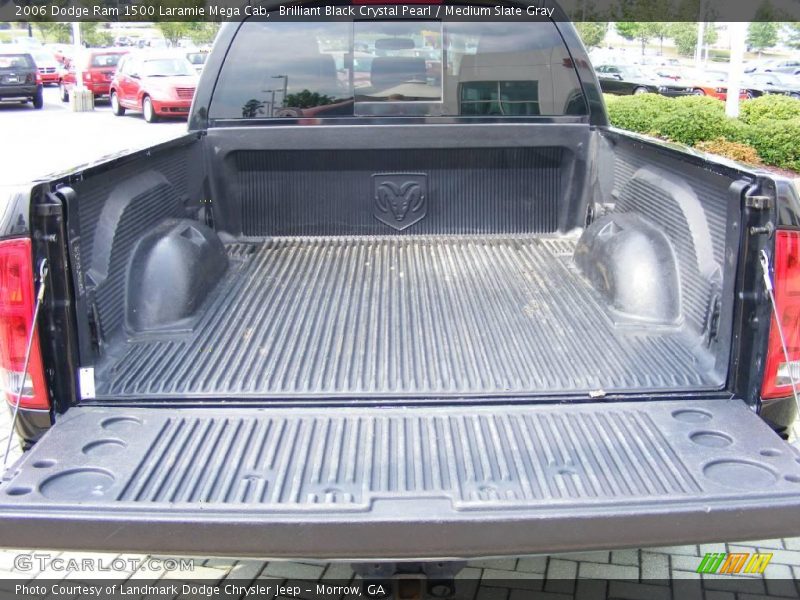 Brilliant Black Crystal Pearl / Medium Slate Gray 2006 Dodge Ram 1500 Laramie Mega Cab