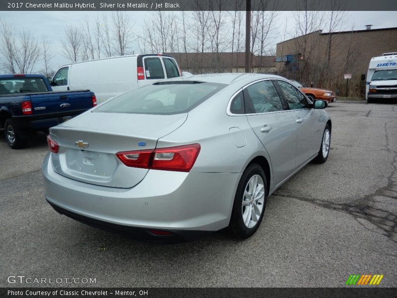 Silver Ice Metallic / Jet Black 2017 Chevrolet Malibu Hybrid