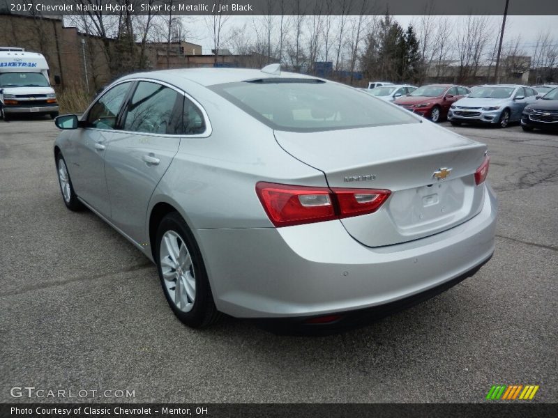Silver Ice Metallic / Jet Black 2017 Chevrolet Malibu Hybrid