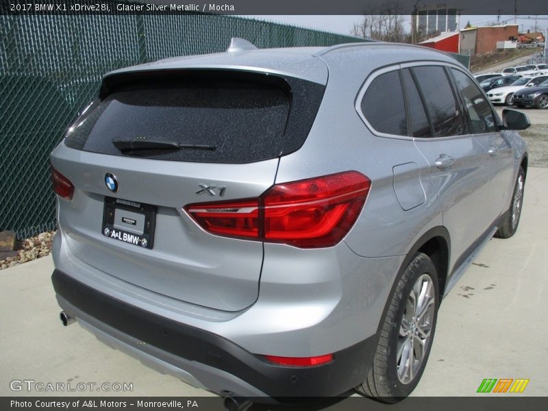 Glacier Silver Metallic / Mocha 2017 BMW X1 xDrive28i