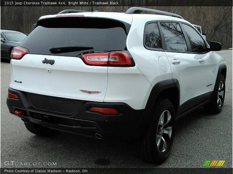 Bright White / Trailhawk Black 2015 Jeep Cherokee Trailhawk 4x4