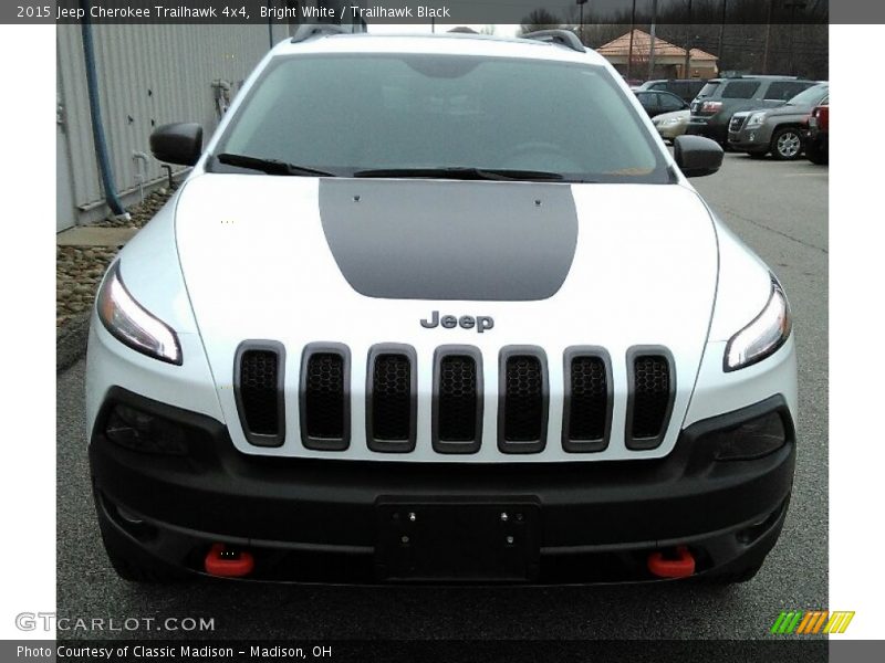 Bright White / Trailhawk Black 2015 Jeep Cherokee Trailhawk 4x4