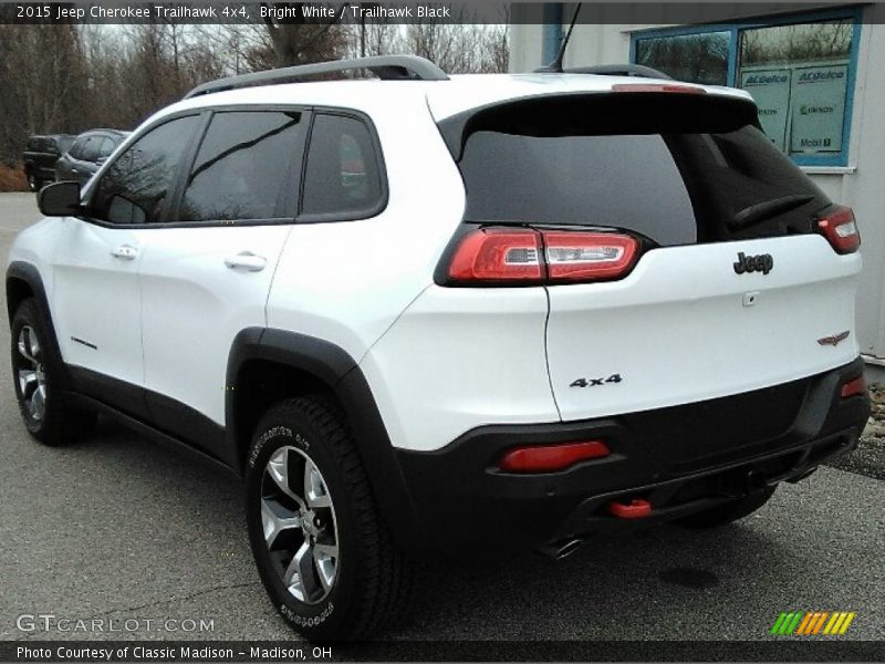 Bright White / Trailhawk Black 2015 Jeep Cherokee Trailhawk 4x4