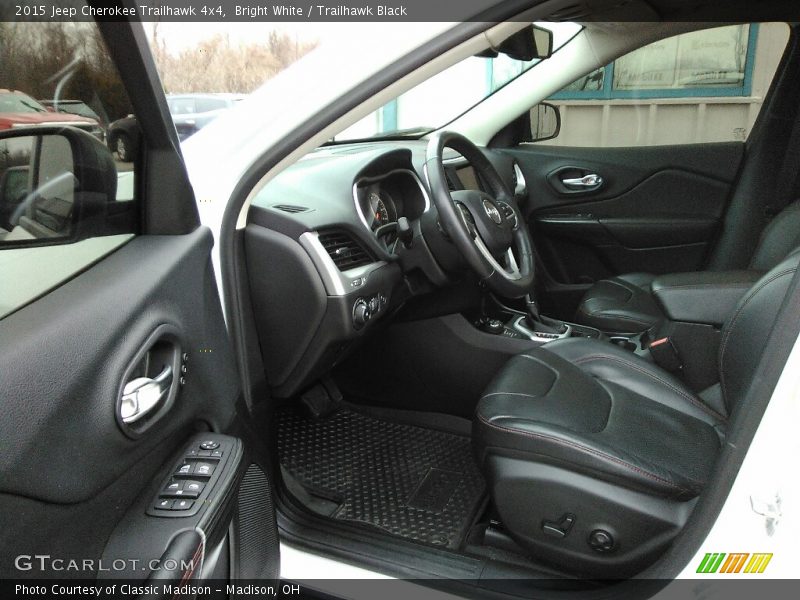 Bright White / Trailhawk Black 2015 Jeep Cherokee Trailhawk 4x4