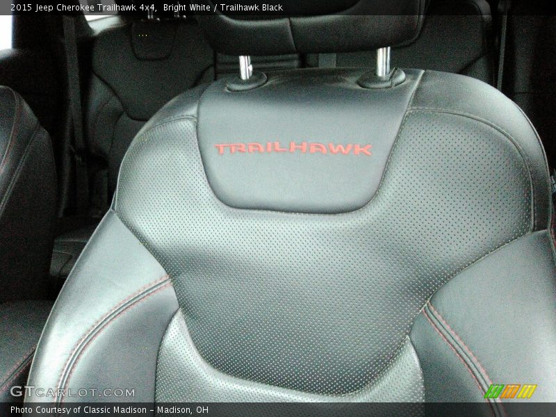 Bright White / Trailhawk Black 2015 Jeep Cherokee Trailhawk 4x4