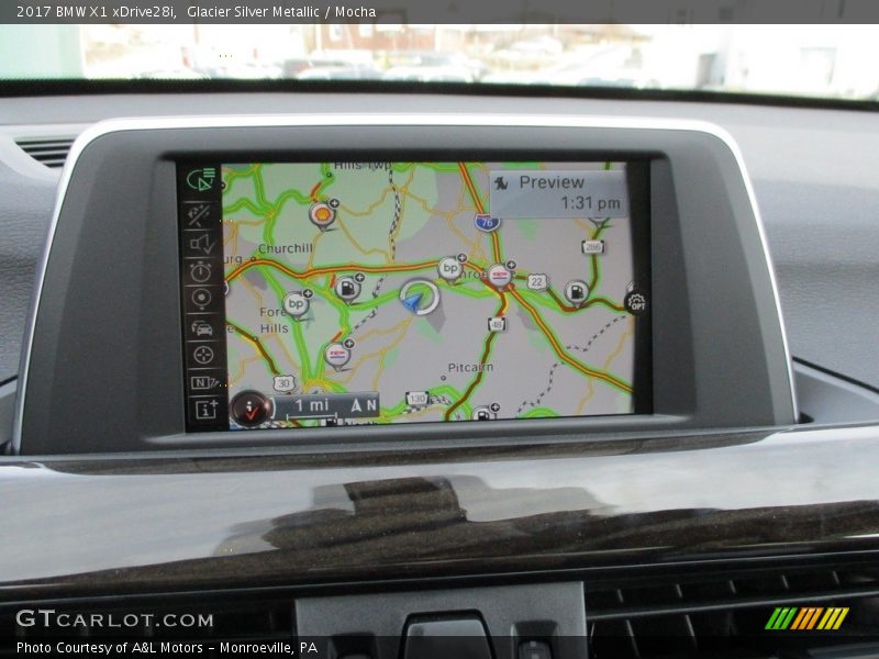 Navigation of 2017 X1 xDrive28i