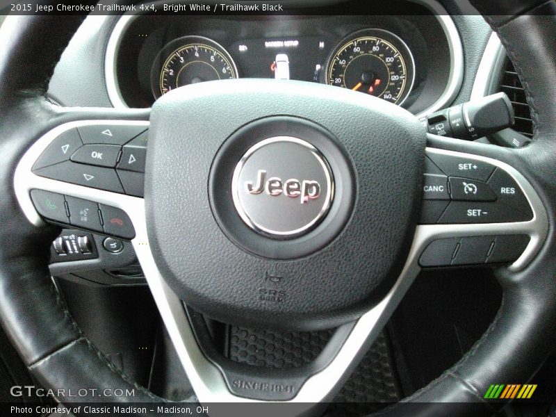 Bright White / Trailhawk Black 2015 Jeep Cherokee Trailhawk 4x4