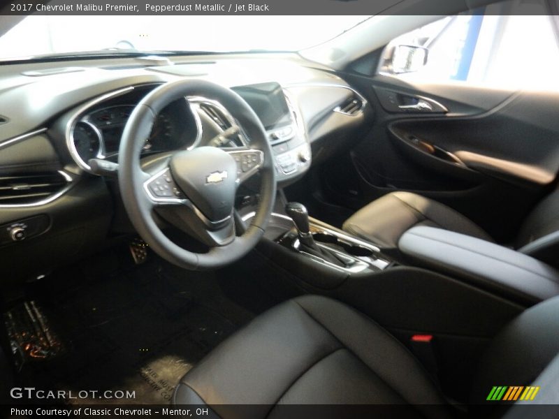 Pepperdust Metallic / Jet Black 2017 Chevrolet Malibu Premier
