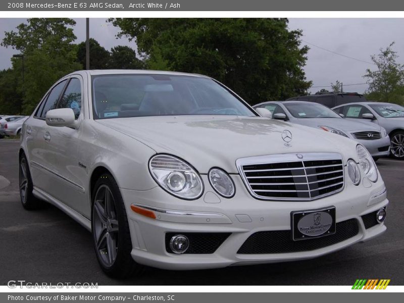 Arctic White / Ash 2008 Mercedes-Benz E 63 AMG Sedan