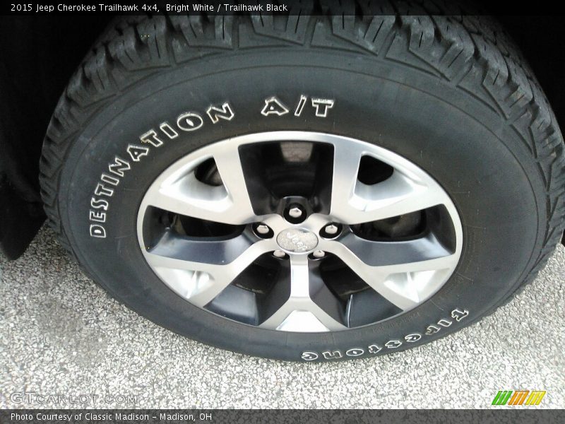 Bright White / Trailhawk Black 2015 Jeep Cherokee Trailhawk 4x4