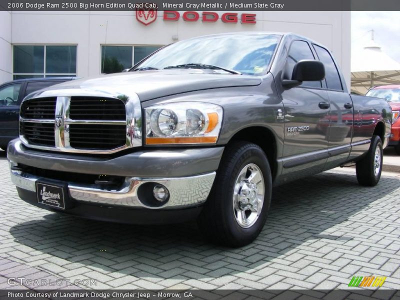 Mineral Gray Metallic / Medium Slate Gray 2006 Dodge Ram 2500 Big Horn Edition Quad Cab