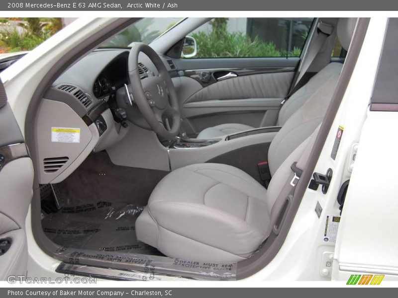 Arctic White / Ash 2008 Mercedes-Benz E 63 AMG Sedan