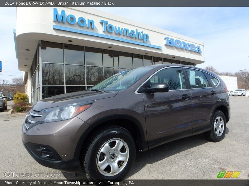 Urban Titanium Metallic / Black 2014 Honda CR-V LX AWD