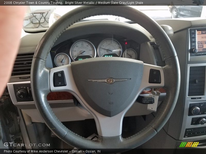 Bright Silver Metallic / Medium Slate Gray/Light Shale 2008 Chrysler Town & Country Touring