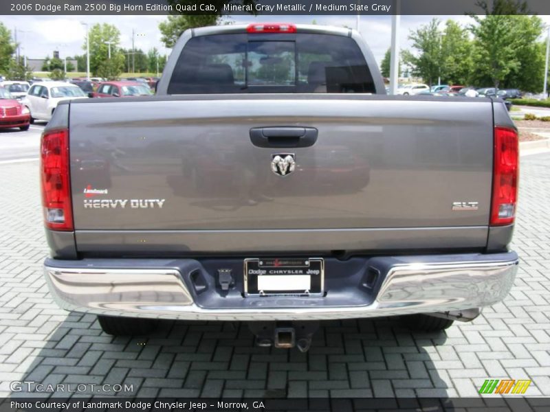Mineral Gray Metallic / Medium Slate Gray 2006 Dodge Ram 2500 Big Horn Edition Quad Cab