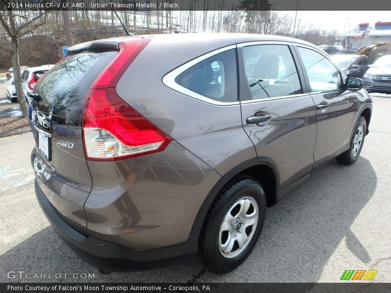 Urban Titanium Metallic / Black 2014 Honda CR-V LX AWD
