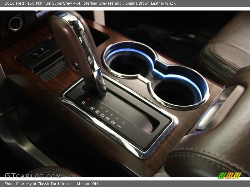 Sterling Grey Metallic / Sienna Brown Leather/Black 2010 Ford F150 Platinum SuperCrew 4x4