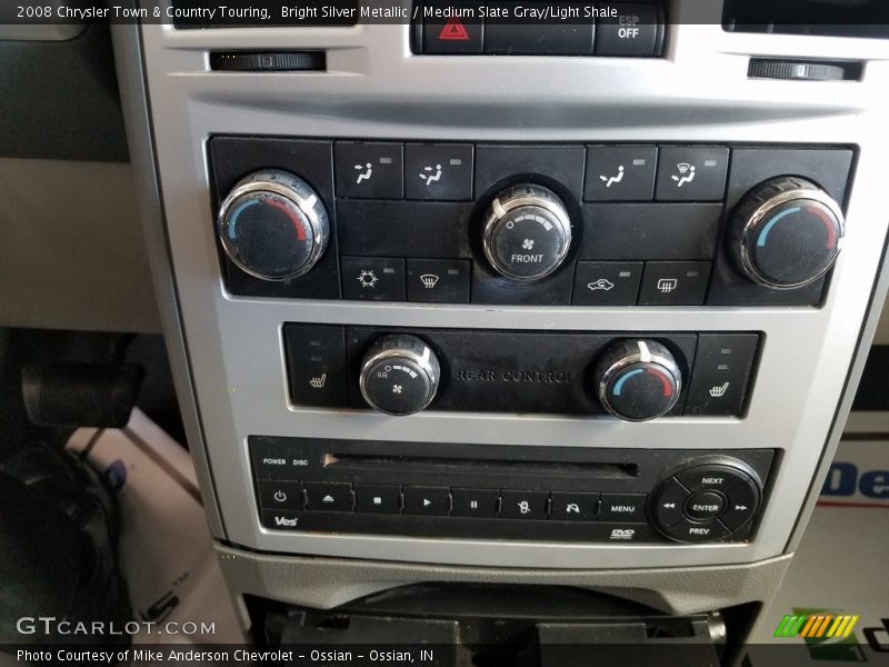 Bright Silver Metallic / Medium Slate Gray/Light Shale 2008 Chrysler Town & Country Touring