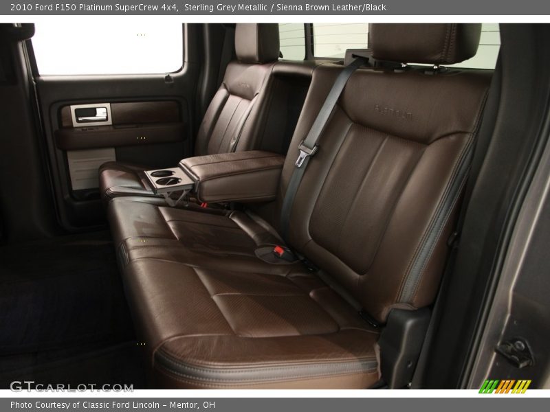 Sterling Grey Metallic / Sienna Brown Leather/Black 2010 Ford F150 Platinum SuperCrew 4x4