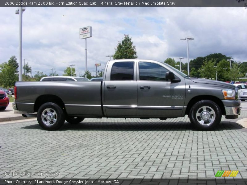 Mineral Gray Metallic / Medium Slate Gray 2006 Dodge Ram 2500 Big Horn Edition Quad Cab