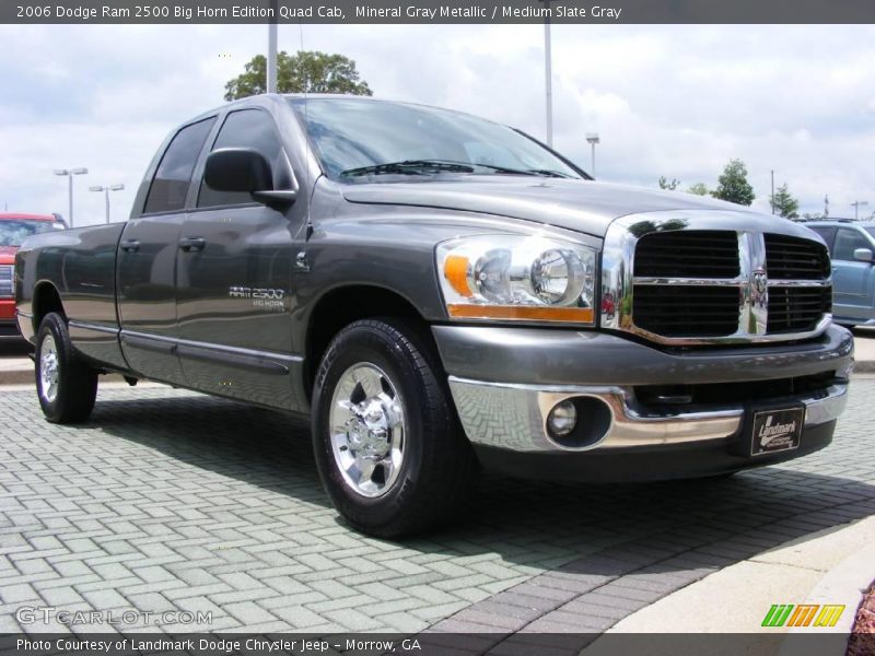 Mineral Gray Metallic / Medium Slate Gray 2006 Dodge Ram 2500 Big Horn Edition Quad Cab
