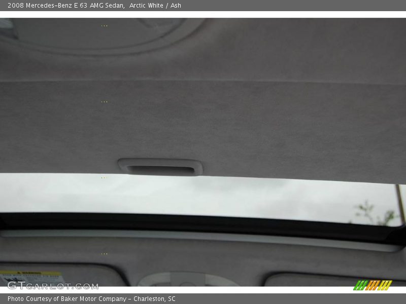 Arctic White / Ash 2008 Mercedes-Benz E 63 AMG Sedan