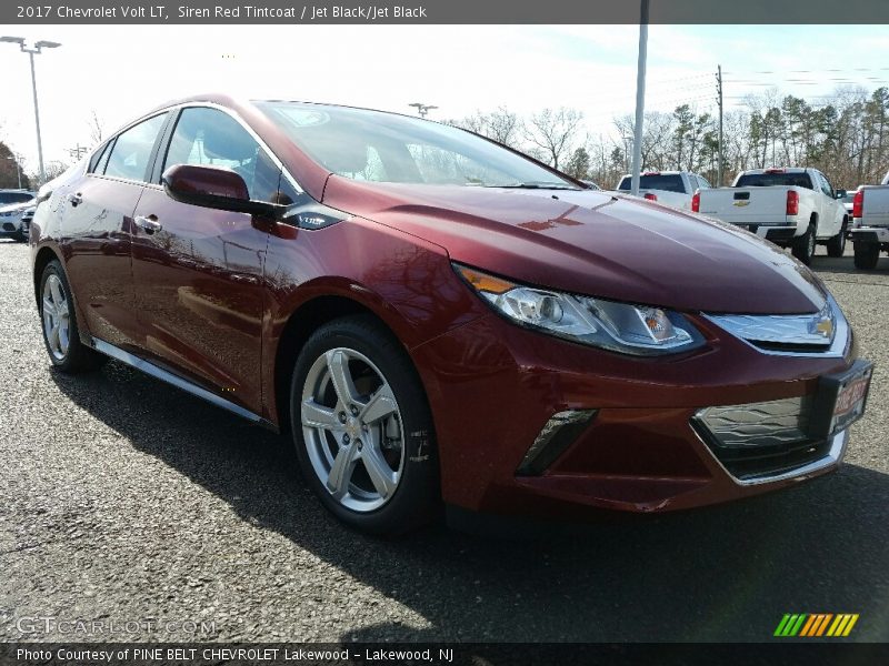 Siren Red Tintcoat / Jet Black/Jet Black 2017 Chevrolet Volt LT