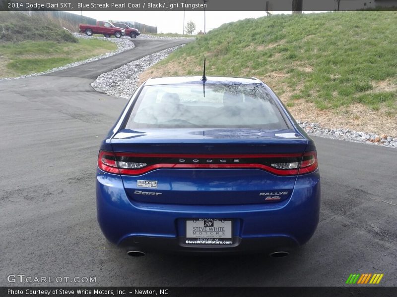 Blue Streak Pearl Coat / Black/Light Tungsten 2014 Dodge Dart SXT