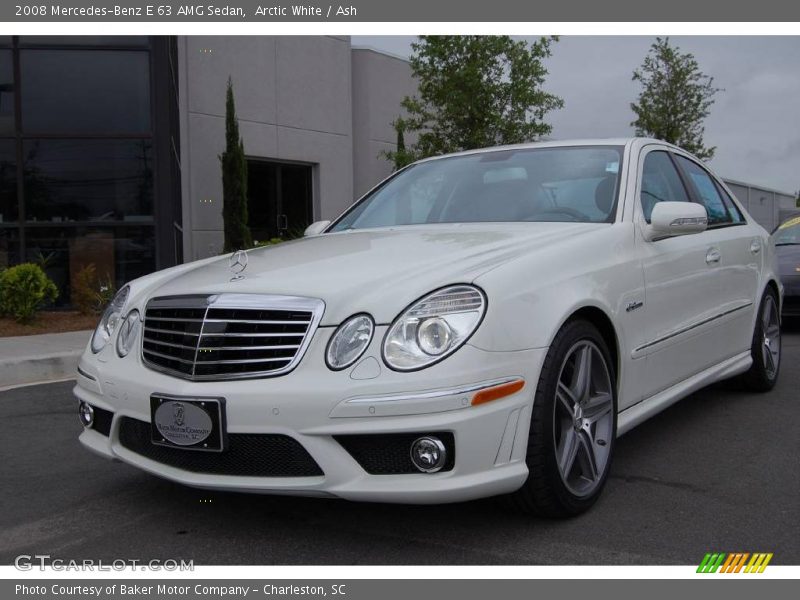 Arctic White / Ash 2008 Mercedes-Benz E 63 AMG Sedan