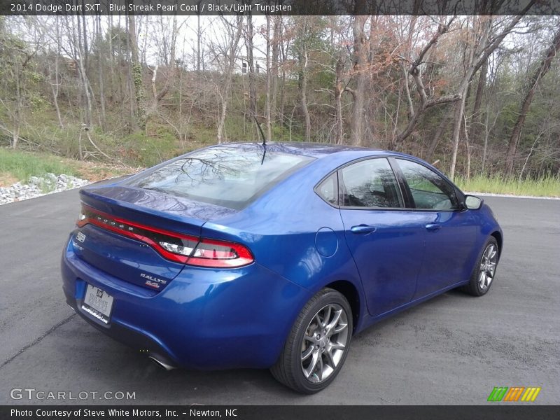 Blue Streak Pearl Coat / Black/Light Tungsten 2014 Dodge Dart SXT