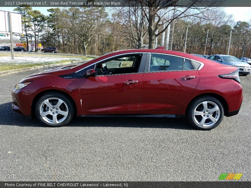 Siren Red Tintcoat / Jet Black/Jet Black 2017 Chevrolet Volt LT