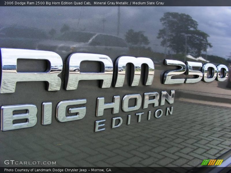 Mineral Gray Metallic / Medium Slate Gray 2006 Dodge Ram 2500 Big Horn Edition Quad Cab