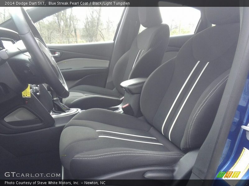 Blue Streak Pearl Coat / Black/Light Tungsten 2014 Dodge Dart SXT