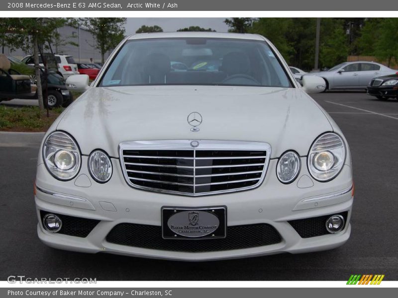 Arctic White / Ash 2008 Mercedes-Benz E 63 AMG Sedan
