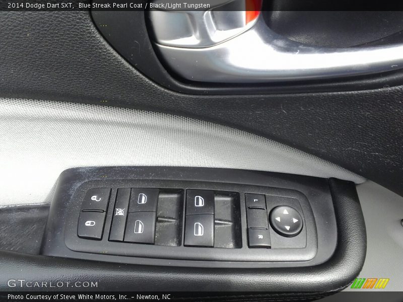 Blue Streak Pearl Coat / Black/Light Tungsten 2014 Dodge Dart SXT