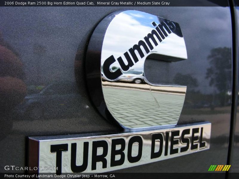 Mineral Gray Metallic / Medium Slate Gray 2006 Dodge Ram 2500 Big Horn Edition Quad Cab