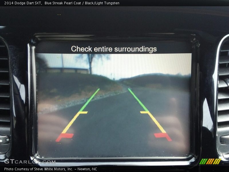 Blue Streak Pearl Coat / Black/Light Tungsten 2014 Dodge Dart SXT