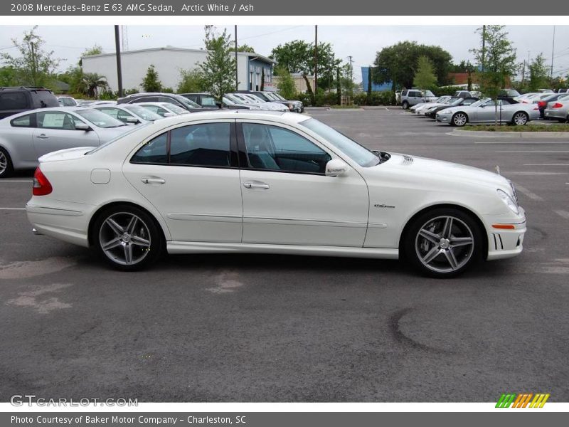 Arctic White / Ash 2008 Mercedes-Benz E 63 AMG Sedan