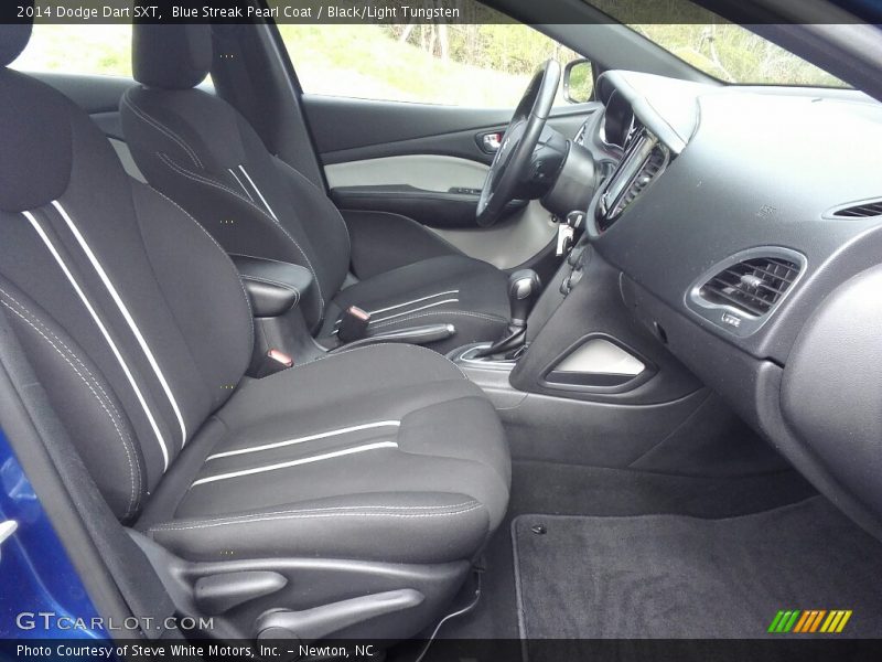 Blue Streak Pearl Coat / Black/Light Tungsten 2014 Dodge Dart SXT