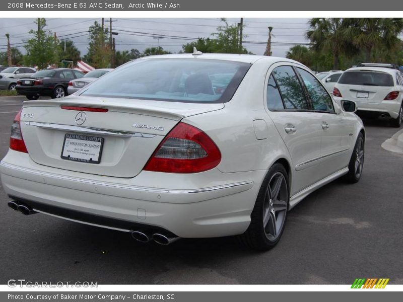 Arctic White / Ash 2008 Mercedes-Benz E 63 AMG Sedan
