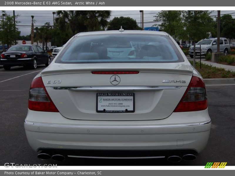 Arctic White / Ash 2008 Mercedes-Benz E 63 AMG Sedan