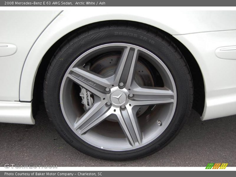 Arctic White / Ash 2008 Mercedes-Benz E 63 AMG Sedan