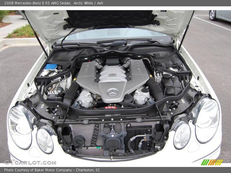 Arctic White / Ash 2008 Mercedes-Benz E 63 AMG Sedan