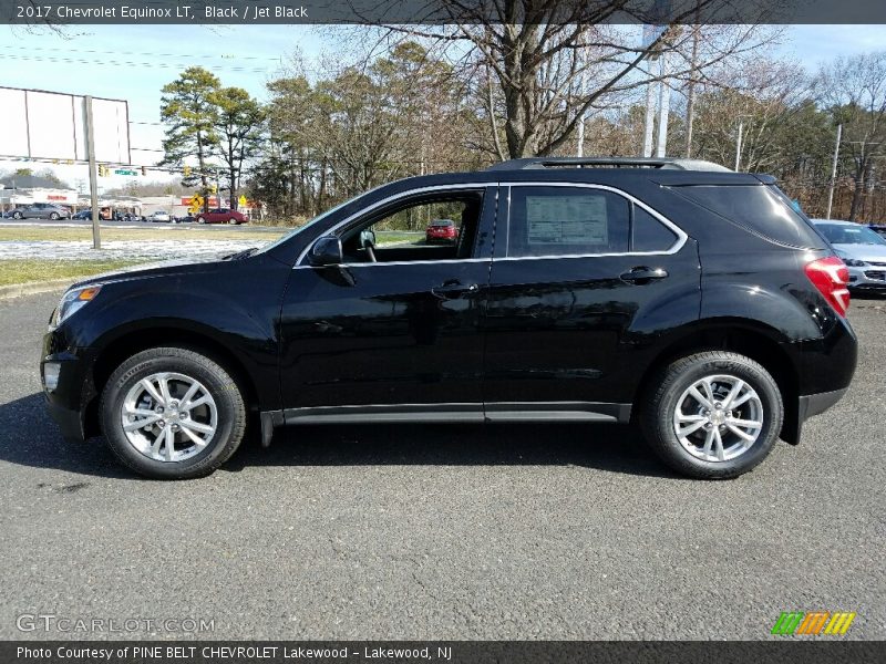 Black / Jet Black 2017 Chevrolet Equinox LT