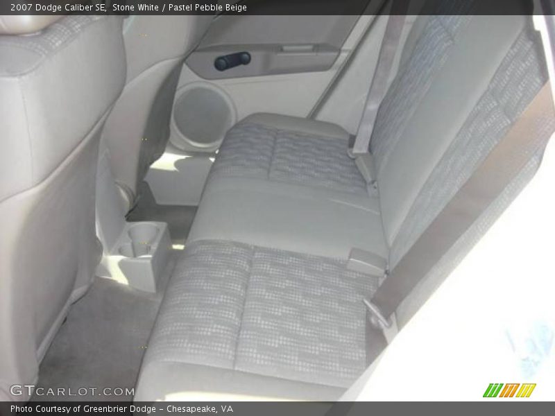 Stone White / Pastel Pebble Beige 2007 Dodge Caliber SE