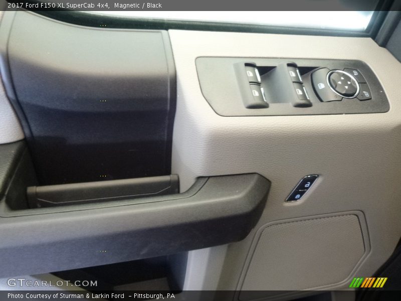 Magnetic / Black 2017 Ford F150 XL SuperCab 4x4