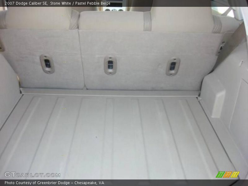 Stone White / Pastel Pebble Beige 2007 Dodge Caliber SE