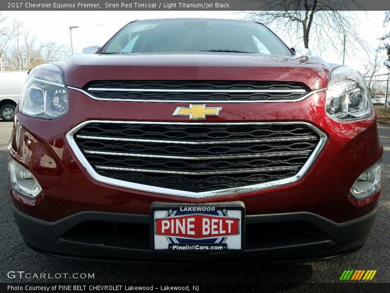 Siren Red Tintcoat / Light Titanium/Jet Black 2017 Chevrolet Equinox Premier