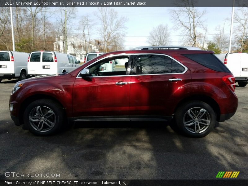 Siren Red Tintcoat / Light Titanium/Jet Black 2017 Chevrolet Equinox Premier