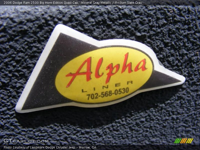 Mineral Gray Metallic / Medium Slate Gray 2006 Dodge Ram 2500 Big Horn Edition Quad Cab